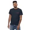 T-SHIRT BASIC BRAND EMBROIDERED NAVY BLUE
