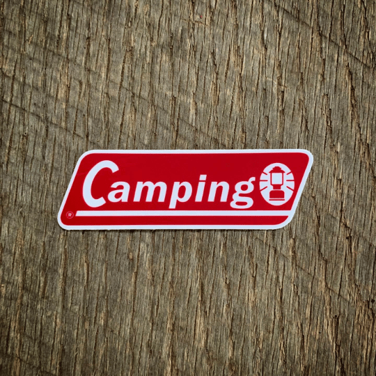 Image of CAMPING sticker