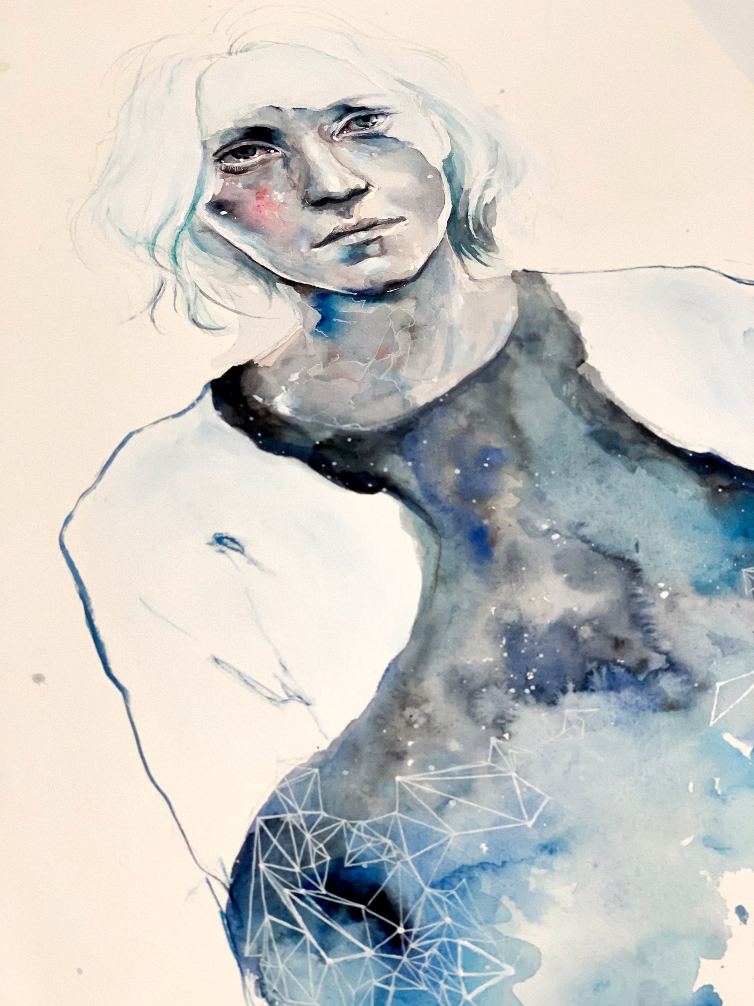 Agnes-Cecile tomorrow's final crush (40x60 cm)