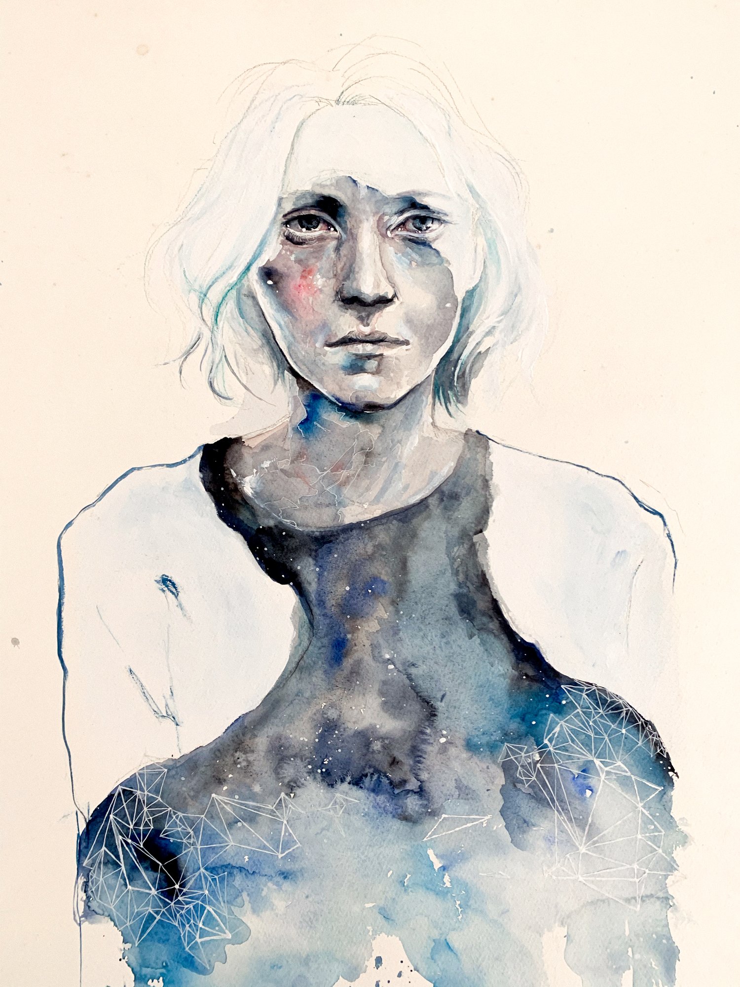 Agnes-Cecile tomorrow's final crush (40x60 cm)