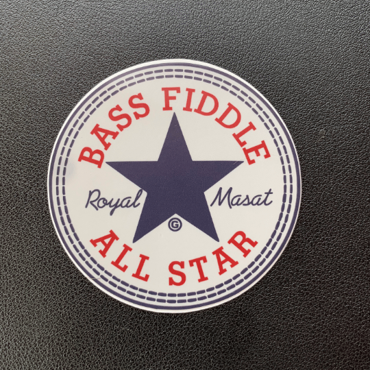Image of Royal Masat fan art - BASS FIDDLE ALL STAR sticker