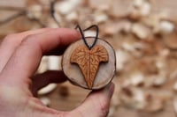 Image 2 of Ivy leaf pendant.