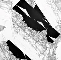 ROME_ART PRINT_black / white Illustration