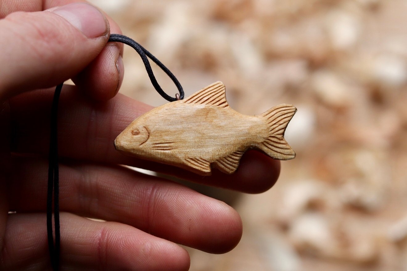 Bream Fish Pendant The Woodland Carver
