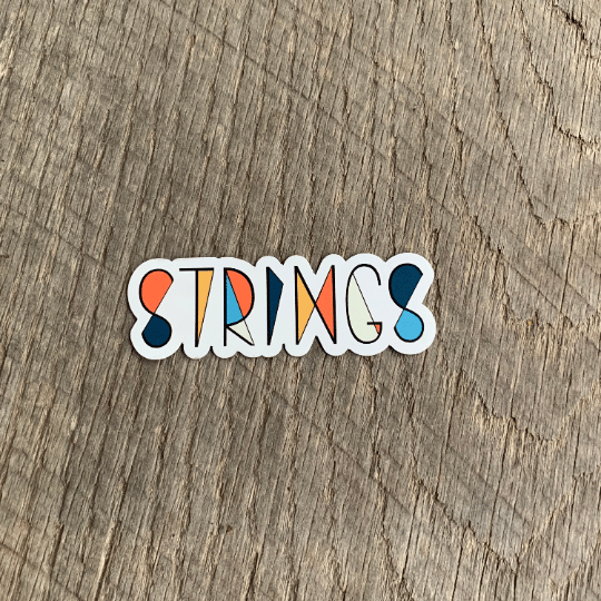 Image of Billy Strings fan art - STRINGS magnet