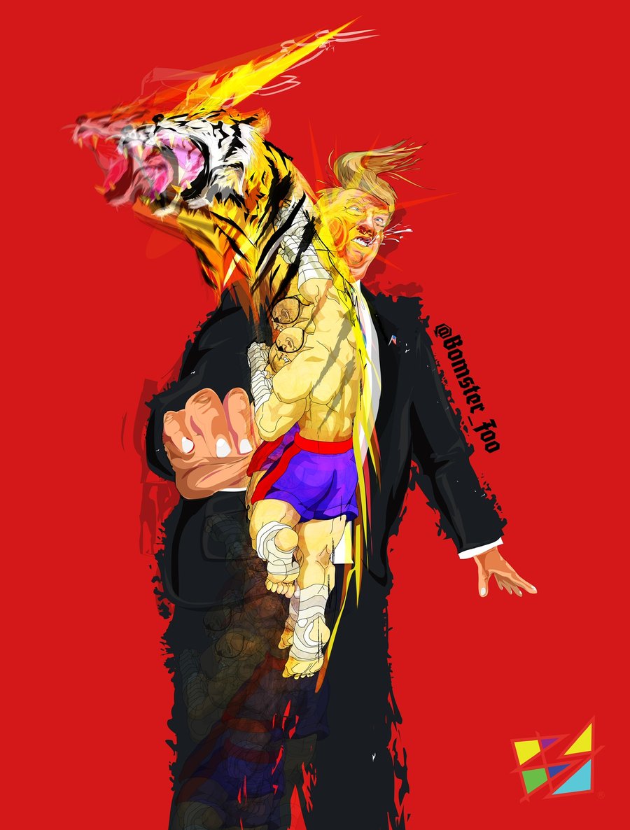 Image of Trump Tiger Uppercut