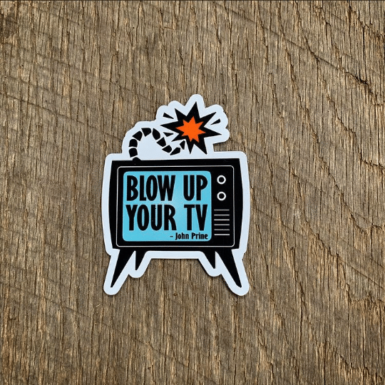 Image of BLOW UP YOUR TV magnet