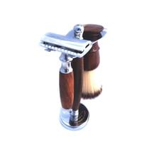 Image 4 of Full Wooden Shaving Set Sweyn Forkbeard suitable for Vegans