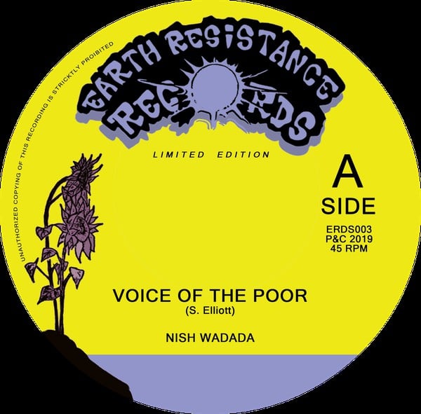 Image of Nish Wadada - Voice of the poor (Earth Resistance Records) 7"