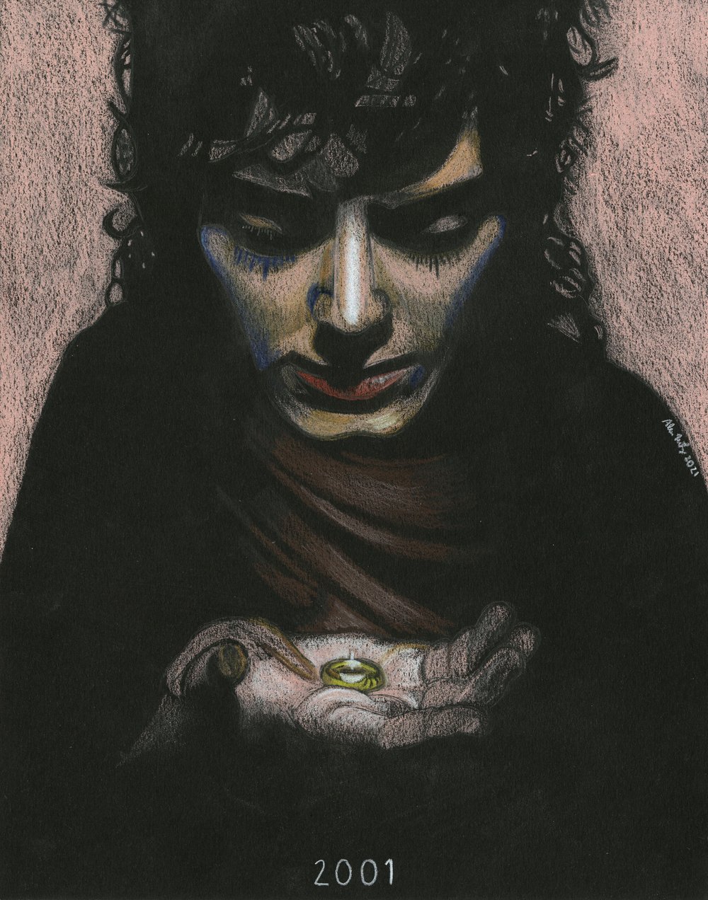 Image of “I will take the ring, though I do not know the way.” LOTR THE FELLOWSHIP OF THE RING Art Print