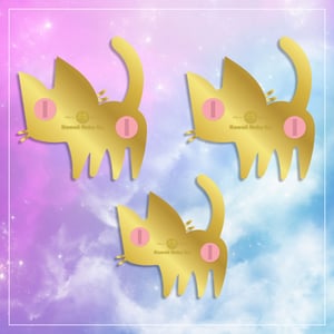 Image of Moon Kitty Butts Hard Enamel Pins