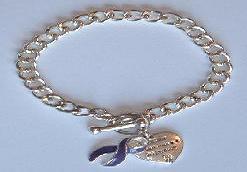 Image of Silver style Charm bracelet.