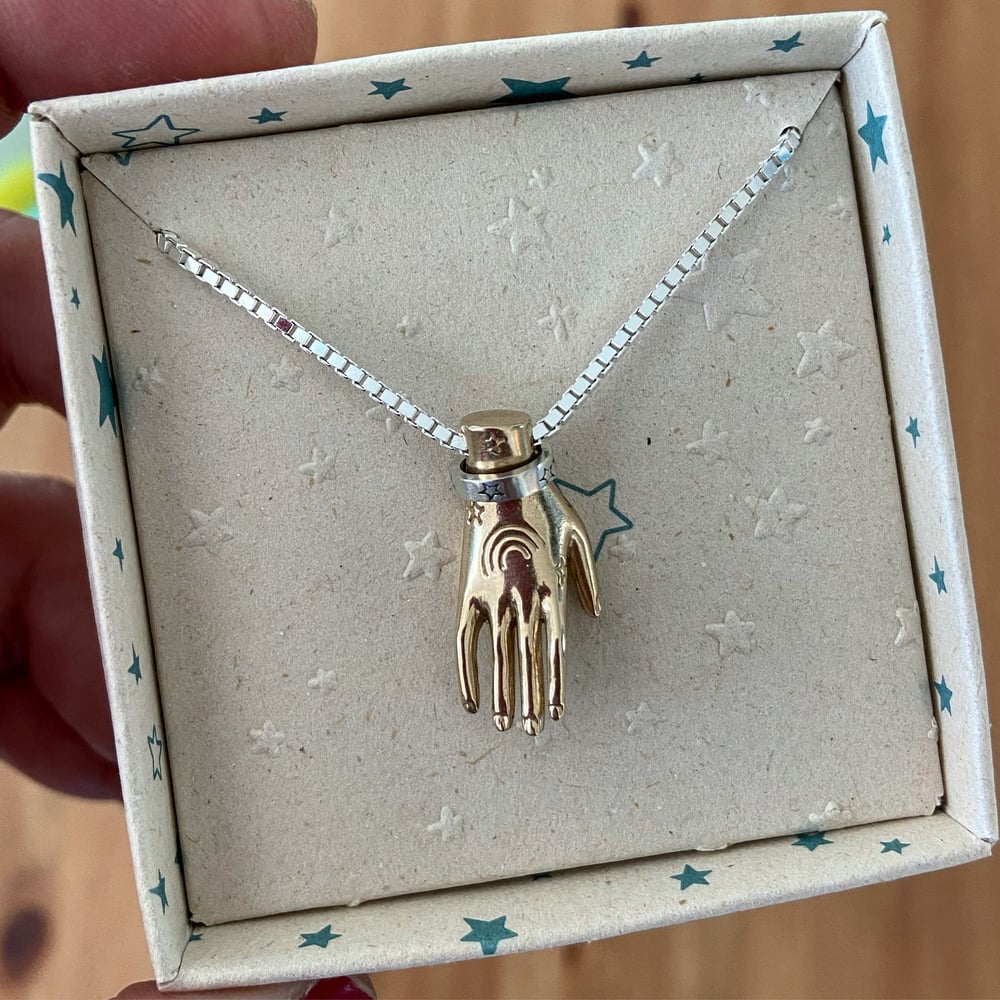 Image of hand necklace