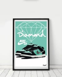 Image 2 of Nike Dunk SB Low x Diamond Supply Co. "Tiffany"