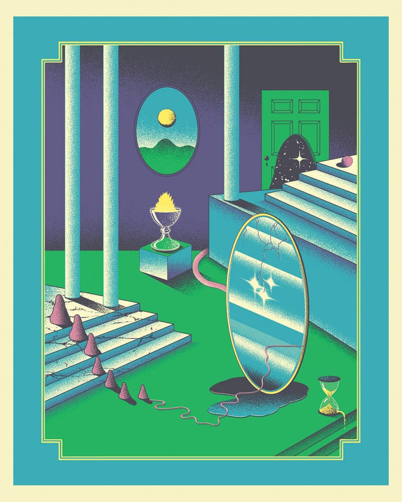 Room (Seven Emerge From Three as One Observes the Other)