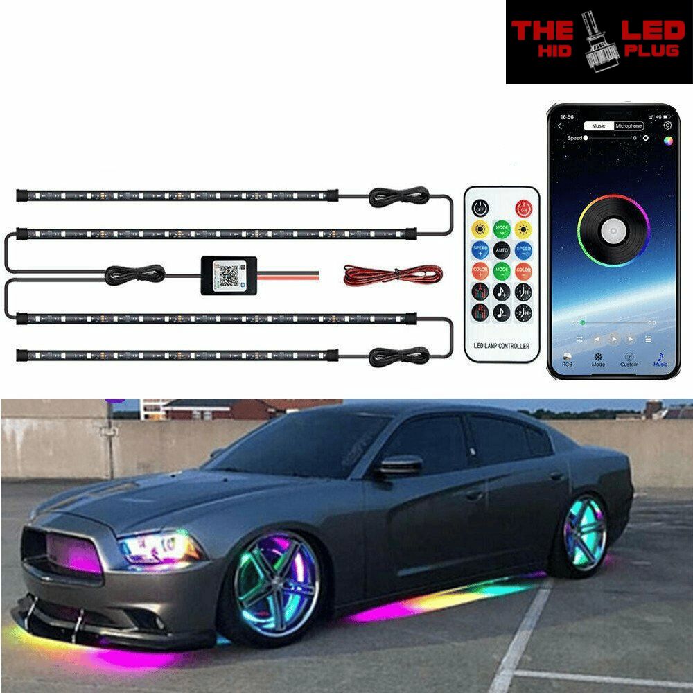 RGB Dreamcolor FLOW/CHASE SERIES led Car underglow lights music