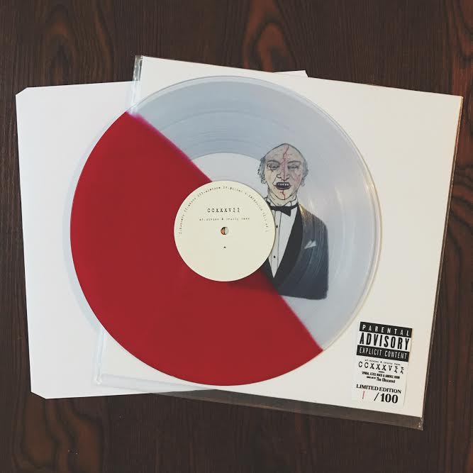 CCXXXVII - LIMITED EDITION HALF BLOOD RED HALF CLEAR VINYL