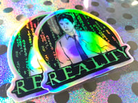 Image 2 of Rabbit Hole holographic sticker