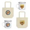 Emblem Tote Bag / Enamel Mug