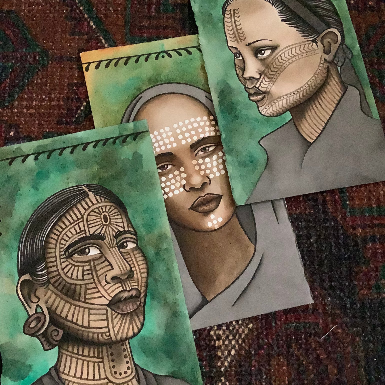 Image of Print Trio Tribal