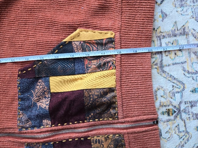 Medium Patchwork Zip Up Hoodie