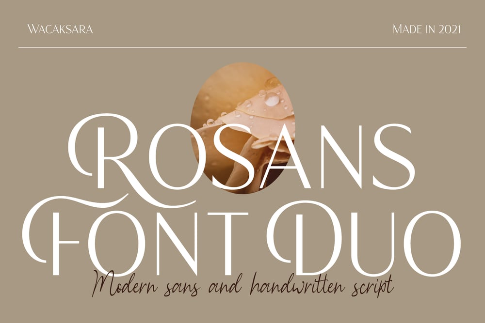 Image of Rosans - Font Duo