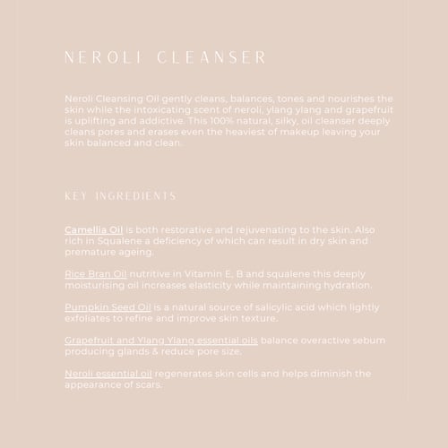 Image of WILDCRAFTED ORGANICS Neroli Cleansing Oil