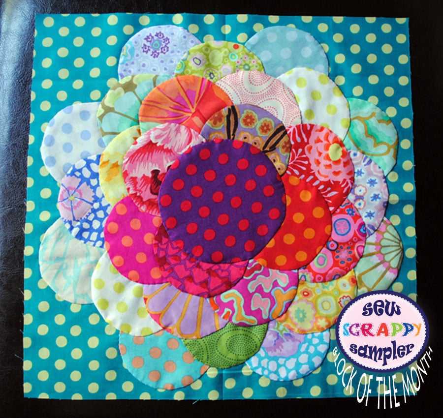 Image of Sew Scrappy ~ Block of the Month Sampler Quilt