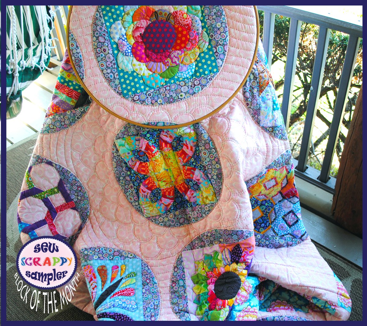 Sew Scrappy Block of the Month Sampler Quilt / Patterns by Rebecca