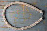 Image 5 of hand made crocheted silver necklace