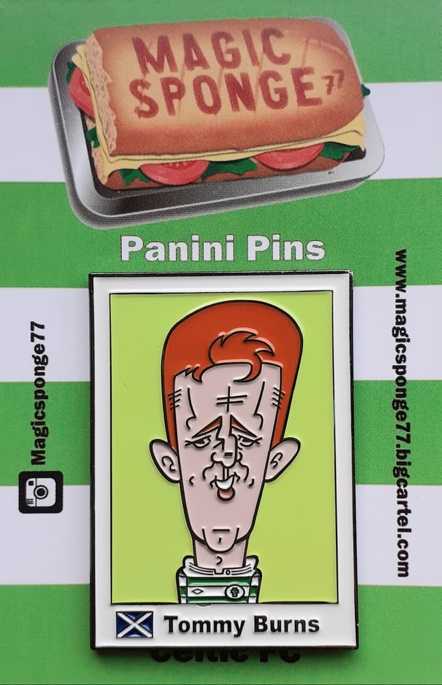 Image of Tommy Burns Panini Pin.