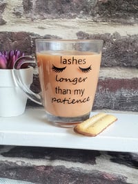 Lashes Glass mug