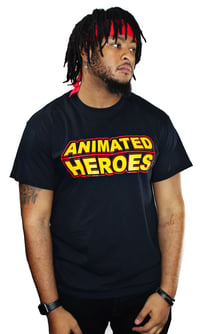 Animated Heroes T-Shirt (Black)