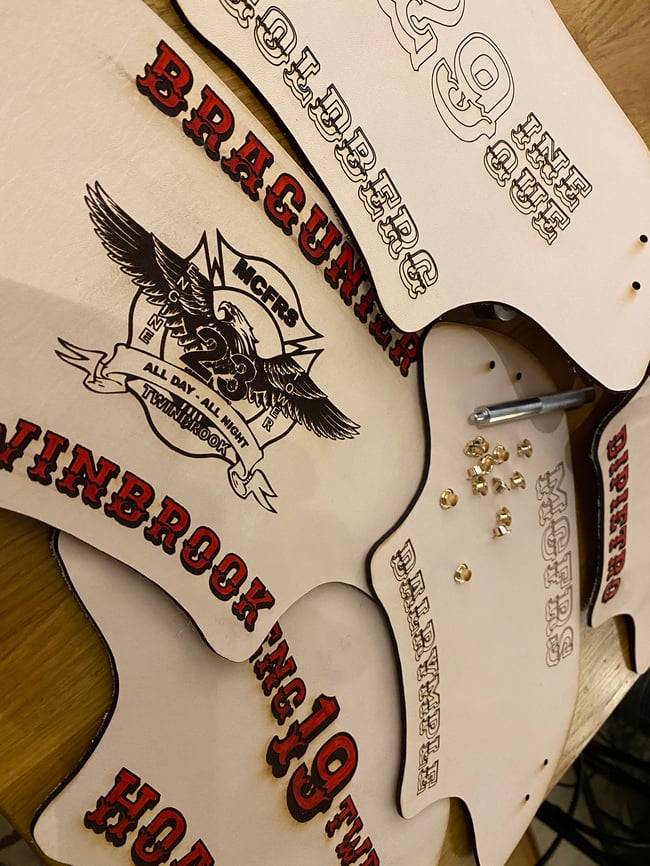 Leather Scott AV3000, Scott C5 and MSA G1 face mask cover Leatherhead