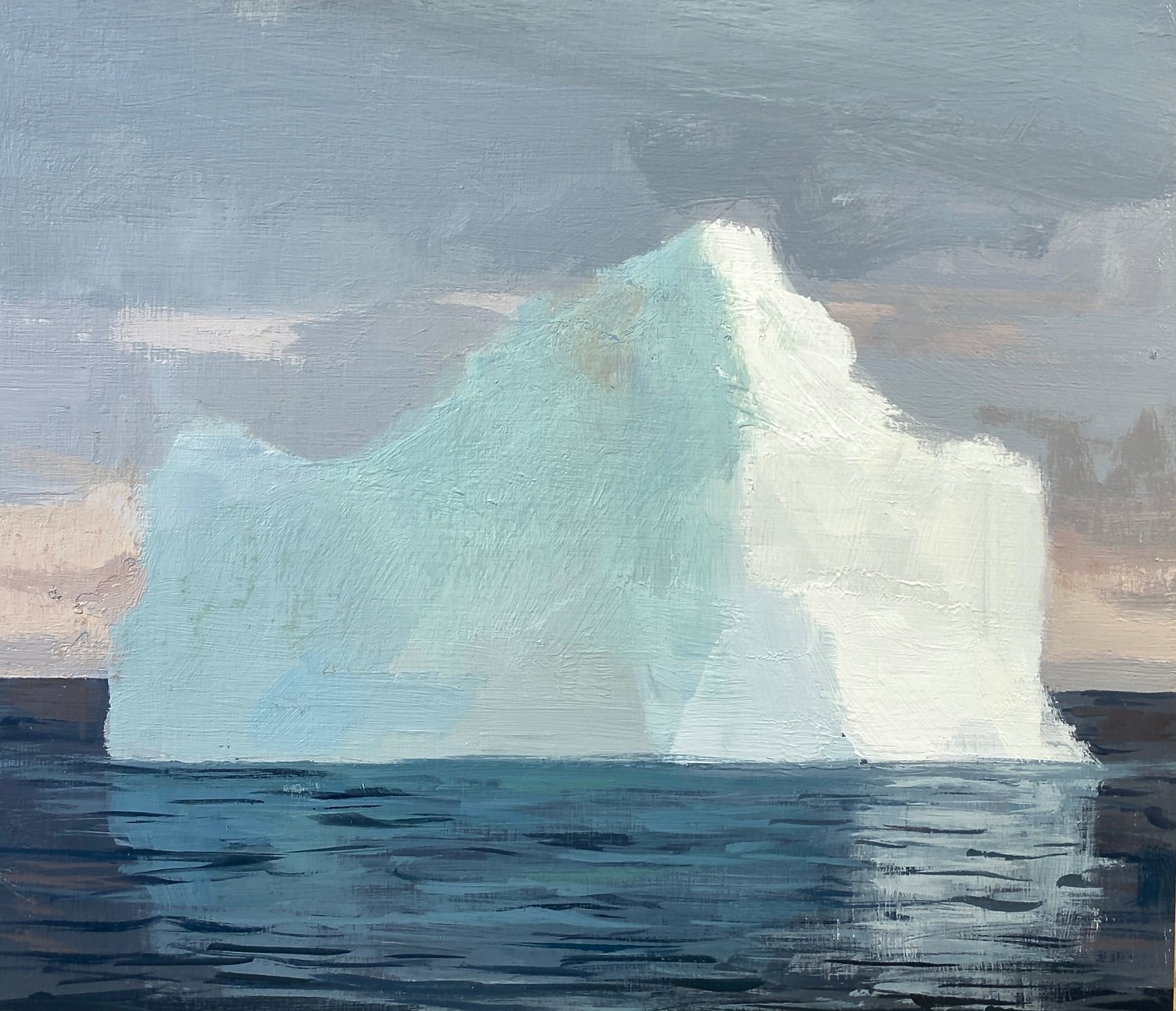 Image of Iceberg at dawn sketch 