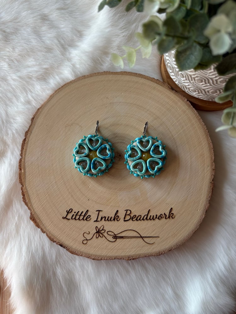 Image of Ceramic Floral Earrings