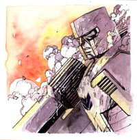 Megatron (Watercolor and Ink)