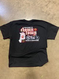 Image 1 of NICK'S CHOPPERS Clown Town Tee