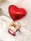 Classic Gift Box with Heart Balloon