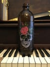 Skull and Rose Vintage Bottle