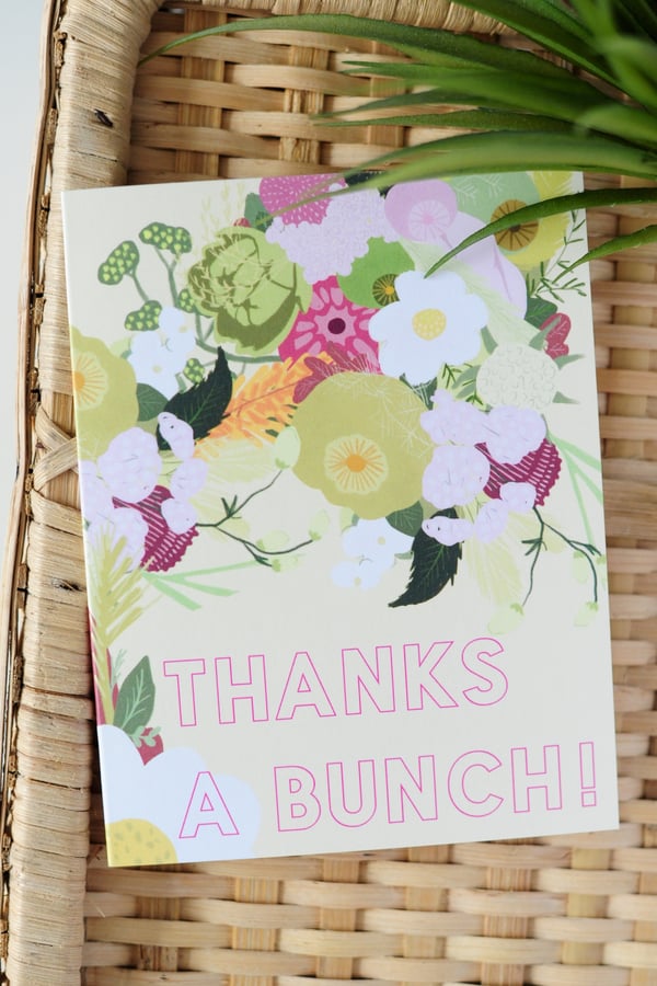 Image of 'Thanks A Bunch' Card