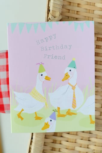 Image of 'Happy Birthday Friend' Card
