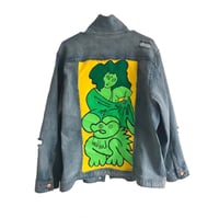 Ribity x Leng A's Custom Painted Denim Jacket