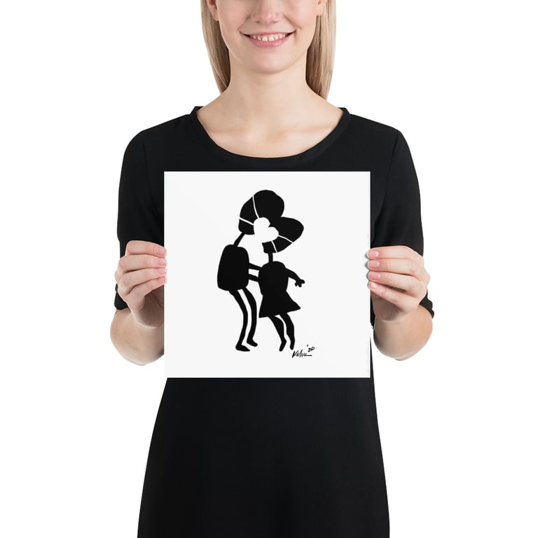 Pandemic Kissing during Covid Graphic #2 Image 5
