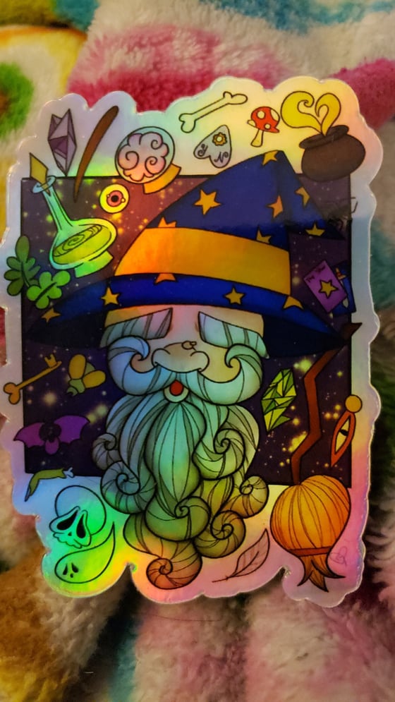 Image of Merlin Holographic Sticker
