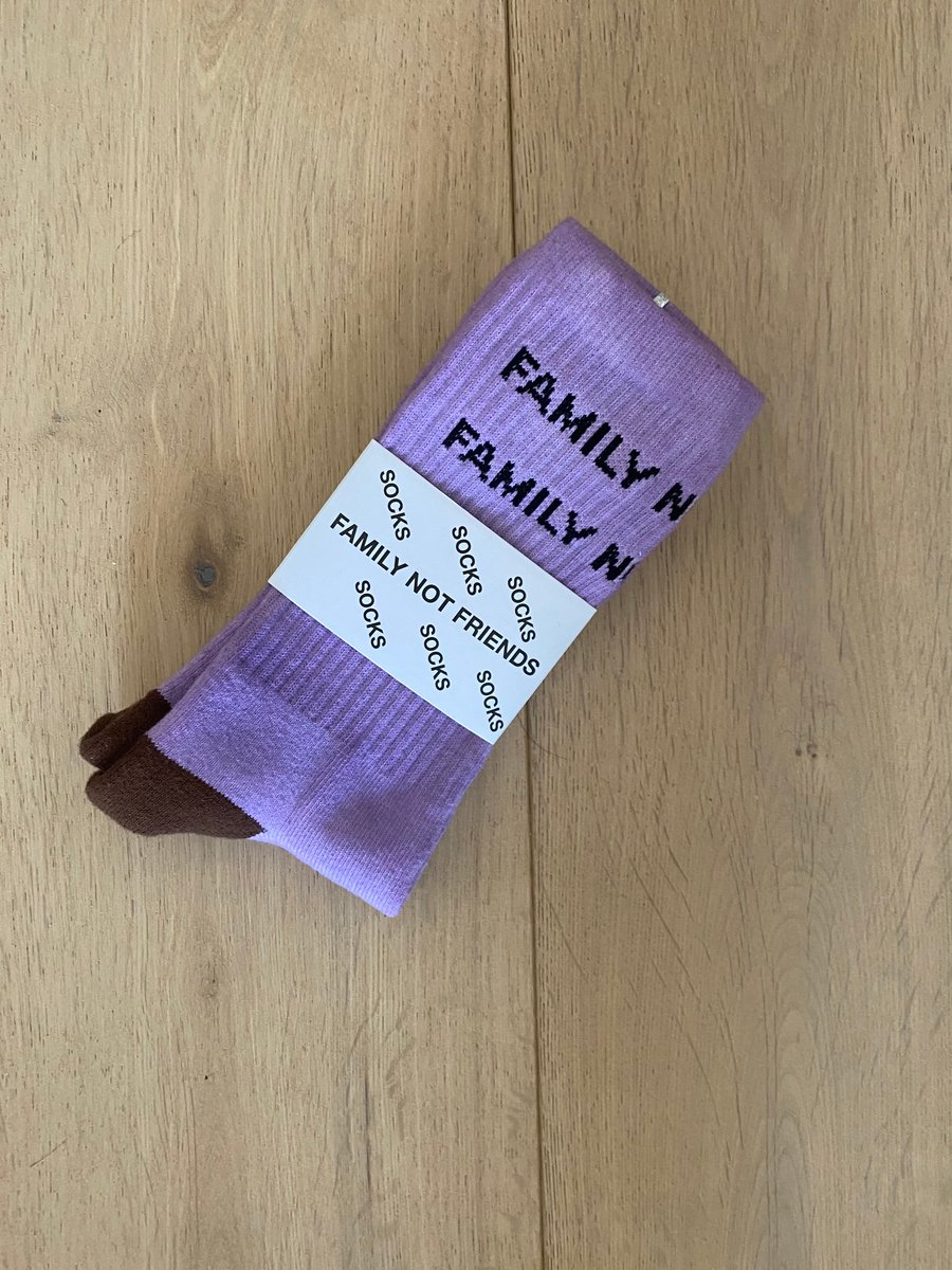 Image of BLURRY LAVENDER SOCKS