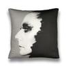 Hostess Portrait Pillow, left