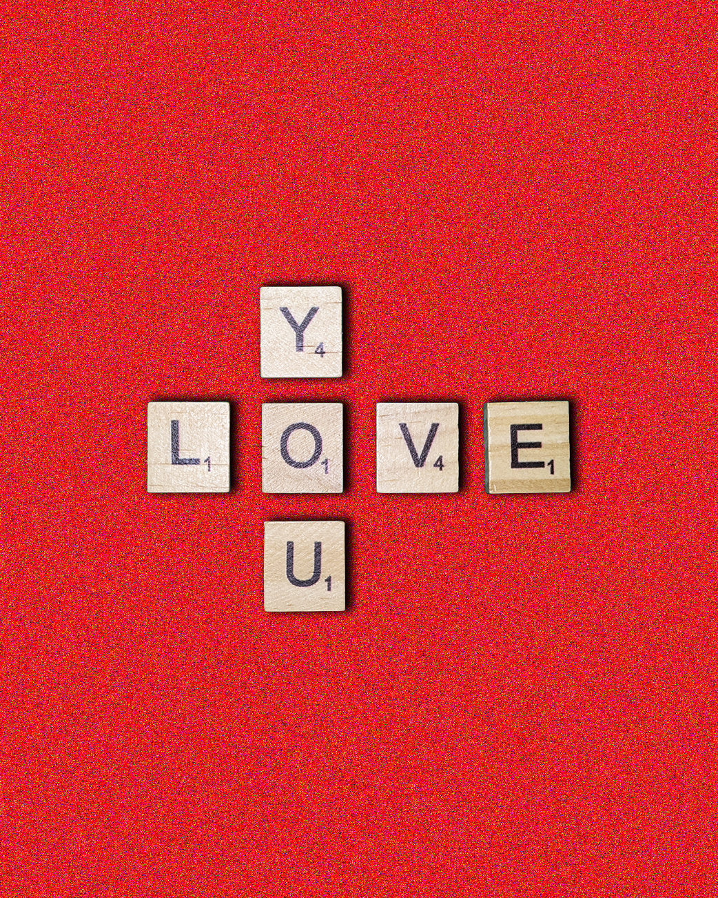 Image of Personalised Scrabble Letter Wooden Stud Earrings