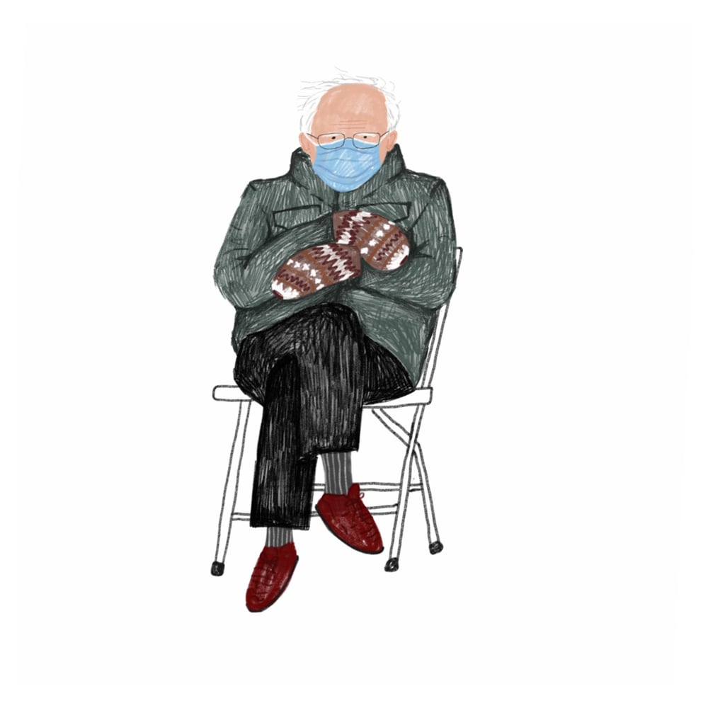 Bernie Sanders Mittens Mini Print or Card - 205A043A A296 4D09 A4F7 1AC64C578DBE Bernie Sanders Mittens Mini Print or Card - 205A043A A296 4D09 A4F7 1AC64C578DBE