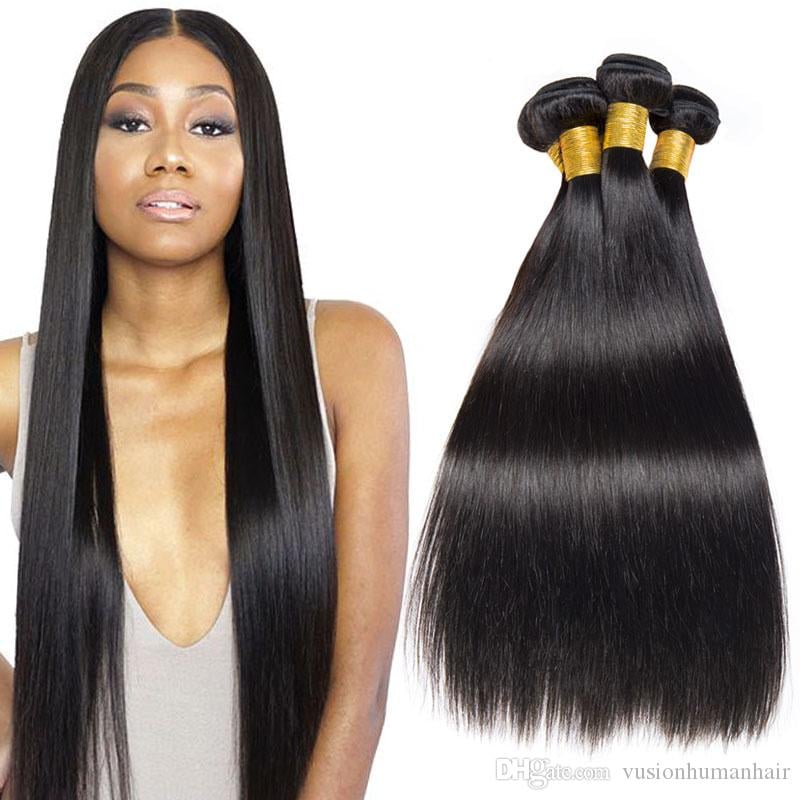 Image of 100% Virgin Straight Hair Bundles 